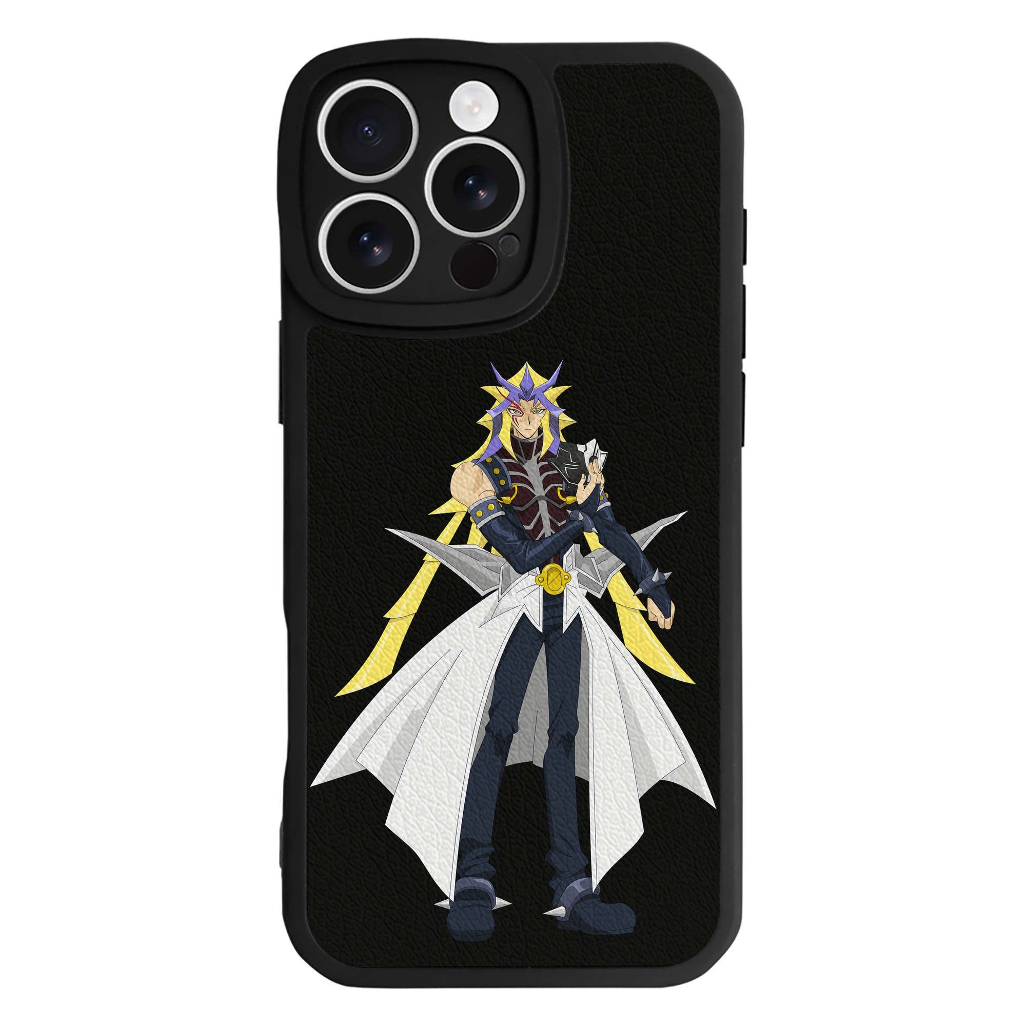 遊☆戯☆王 Yu-Gi-Oh! 【iPhone 16シリーズ対応】シリコンスマホケース（レザー調） 材質：シリコン